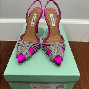 Aquazzura Pink Women's Heels gatsby